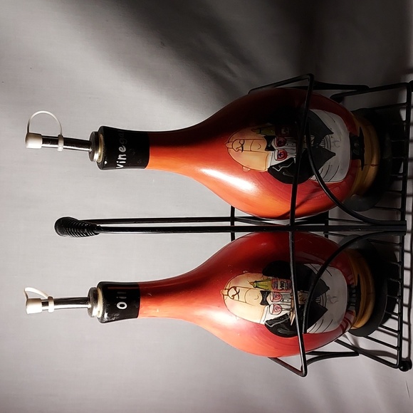 Certified International Tracy Flickinger Oil and Vinegar Fat Waiter Wire Rack